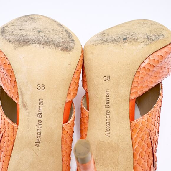 Alexandre Birman High Heel Python Latoya Sandal - Picture 11 of 11